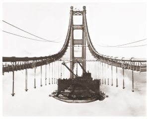 #403 "Island in the Sky". Golden Gate Bridge Construction