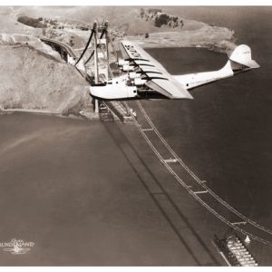 Pan Am Clipper Over the Golden Gate Bridge #465