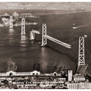 Sf-Oakland Bay Bridge Construction- wide view #470