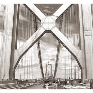 Iron Workers on the Bay Bridge Construction photo #630