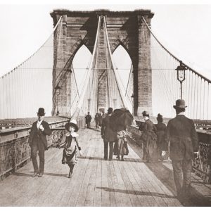 Pedestrian Walkway of the Brooklyn Bridge photo #94